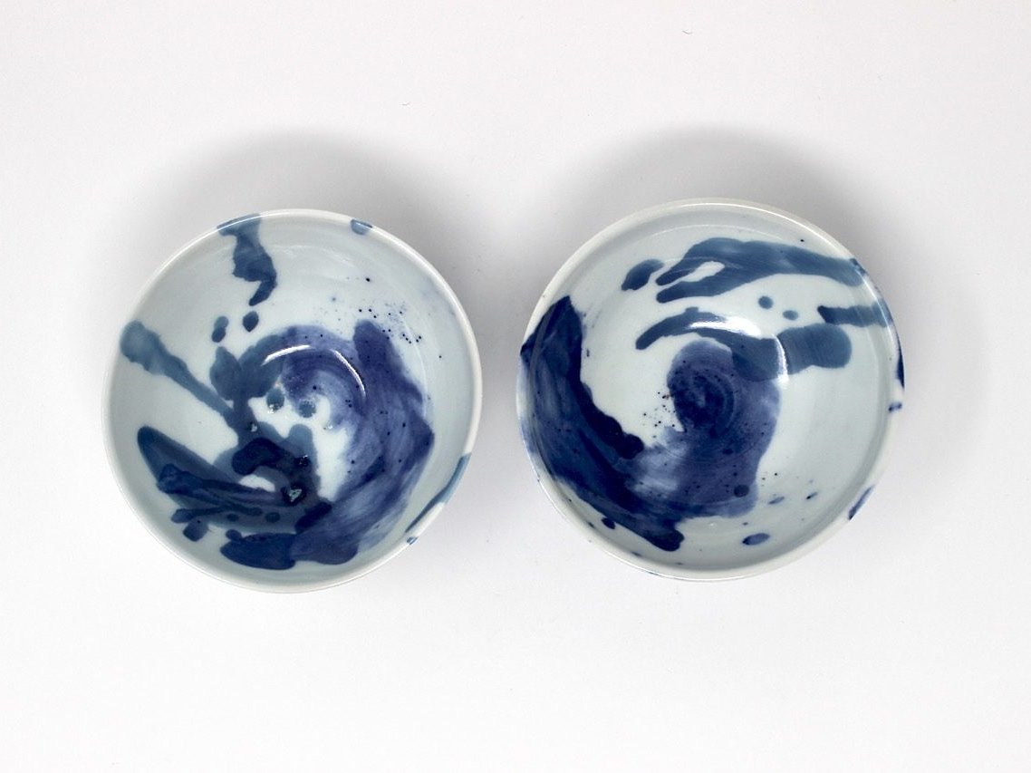 Blue Brushwork Tea Bowl No. 1, photo 3